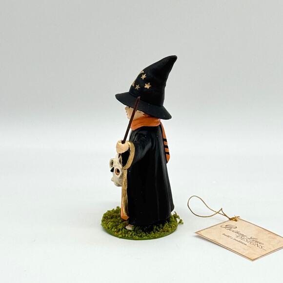 Bethany Lowe Wizard Lawrence with Owl Bucket 5.75”Halloween Figurine NEW - Picture 5 of 9